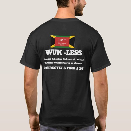 WUK LESS Basic Dark T - Shirt (Rückseite)