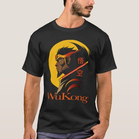 Wukong Monkey King T-Shirt (Vorderseite)