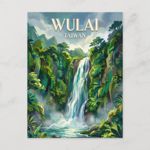 Wulai Wasserfall Taiwan Postkarte