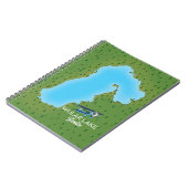 Wular Lake India Map Notizblock (Linke Seite)