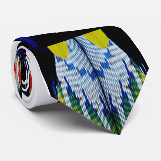 Wulstiger Feder-Entwurf Krawatte (Gerollt)