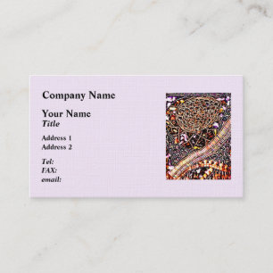 Wulstiger viktorianischer Geldbeutel Visitenkarte