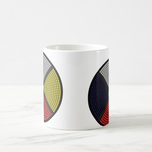 Wulstiges Medizin-Rad Kaffeetasse (Mittel)