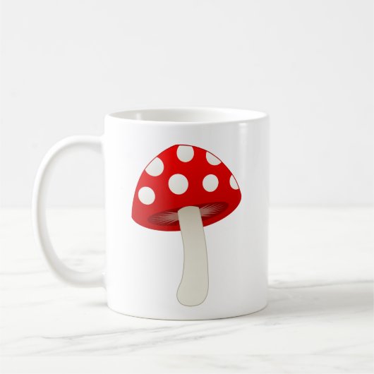 Wulstling Muscaria Pilz-Liebe Kaffeetasse (Links)