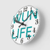 WUN ROUND OFFICE CLOCK RUNDE WANDUHR (Winkel)