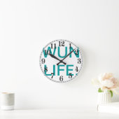 WUN ROUND OFFICE CLOCK RUNDE WANDUHR (Zuhause)
