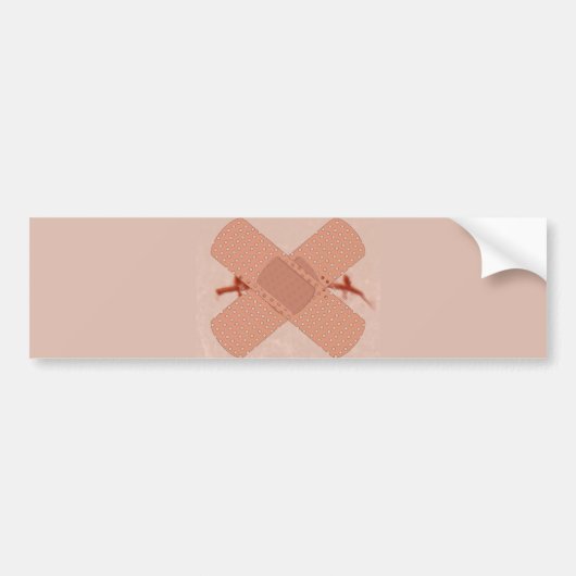 Wunde Pflaster cut suture band aid Autoaufkleber (Vorne)