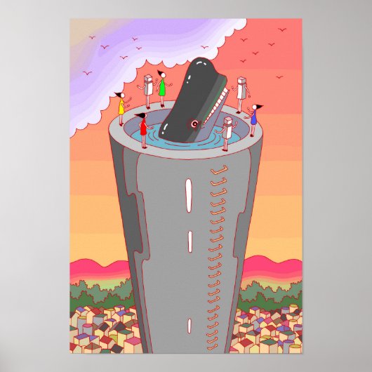 Wunder auf dem Schornstein. Poster (Vorne)