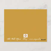 Wunder (blau) postkarte (Rückseite)