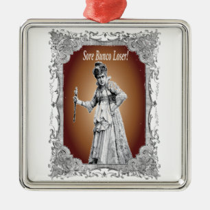 wunder bunco Verlierer Silbernes Ornament