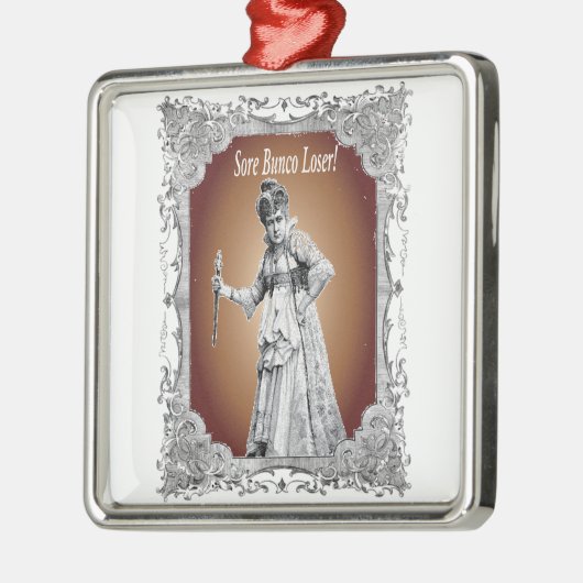 wunder bunco Verlierer Silbernes Ornament (Links)