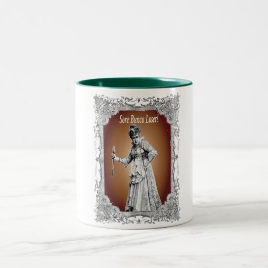 wunder bunco Verlierer Zweifarbige Tasse (Mittel)