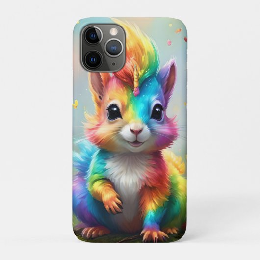 Wunder: Das Rainbow-Unicorn-Eichhörnchen Case-Mate iPhone Hülle (Rückseite)