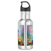 Wunder: Das Rainbow-Unicorn-Eichhörnchen Edelstahlflasche (Rückseite)