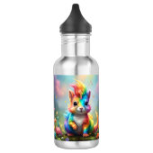 Wunder: Das Rainbow-Unicorn-Eichhörnchen Edelstahlflasche (Links)