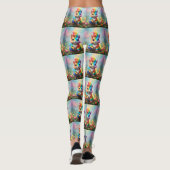 Wunder: Das Rainbow-Unicorn-Eichhörnchen Leggings (Rückseite)