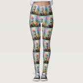 Wunder: Das Rainbow-Unicorn-Eichhörnchen Leggings (Vorderseite)