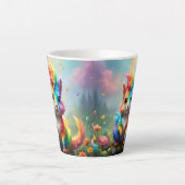 Wunder: Das Rainbow-Unicorn-Eichhörnchen Milchtasse (Vorderseite)