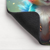 Wunder: Das Rainbow-Unicorn-Eichhörnchen Mousepad (Ecke)