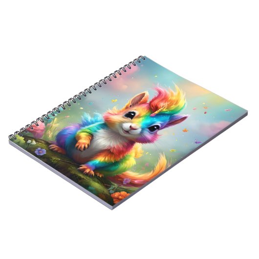 Wunder: Das Rainbow-Unicorn-Eichhörnchen Notizblock (Linke Seite)