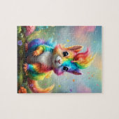 Wunder: Das Rainbow-Unicorn-Eichhörnchen Puzzle (Horizontal)