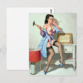 Wunder Daumen Pin Up Postkarte (Vorne/Hinten)