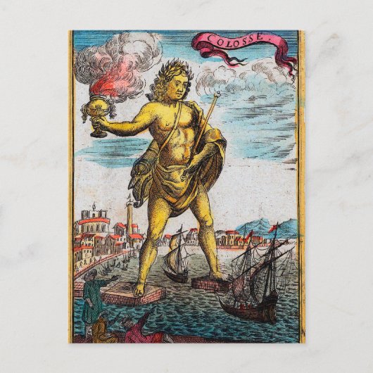 Wunder der alten Welt Postkarte (Vorderseite)