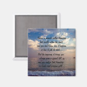 Wunder der Freundschaft Gedicht Magnet (Vorderseite/Rückseite)