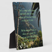 Wunder der Freundschaft Gedicht Plaque Fotoplatte (Seite)