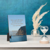 Wunder der Freundschaft Gedicht Plaque Fotoplatte (Seite)