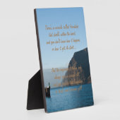 Wunder der Freundschaft Gedicht Plaque Fotoplatte (Seite)