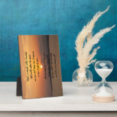 Wunder der Freundschaft Gedicht Plaque Fotoplatte (Seite)