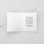 "Wunder der Mutterschaft" - Ein Muttertag Karte (Innenseite)