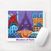 Wunder der Paris-Mausunterlage Mousepad (Mit Mouse)