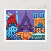 Wunder der Paris Post Card Postkarte (Vorderseite)
