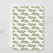 Wunder der Urlaubssaison Feiertagskarte (Rückseite)