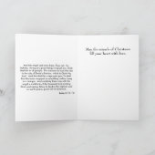 Wunder der Weihnachtskarte Feiertagskarte (Innenseite)