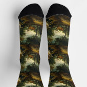 Wunder des Heiligen Hubertus von Peter Paul Rubens Socken (Oben)