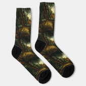 Wunder des Heiligen Hubertus von Peter Paul Rubens Socken (Rechts)