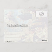 Wunder des hl. Franziskus Xavier von Peter Rubens Postkarte (Rückseite)