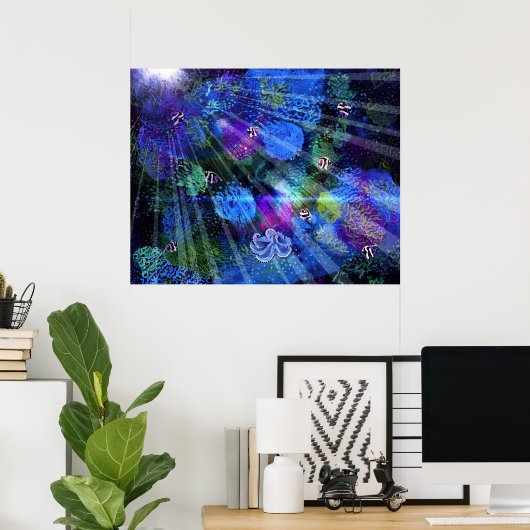 Wunder des Meeres Poster (Heimbüro)