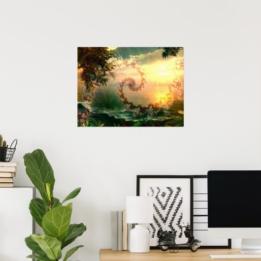 Wunder des Morgens - Poster (Heimbüro)