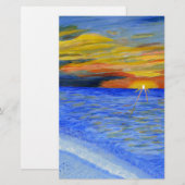 Wunder des Sonnenuntergangs Briefpapier (Vorne/Hinten)