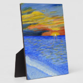 Wunder des Sonnenuntergangs Fotoplatte (Seite)