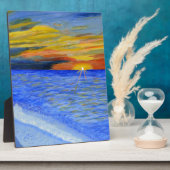 Wunder des Sonnenuntergangs Fotoplatte (Seite)