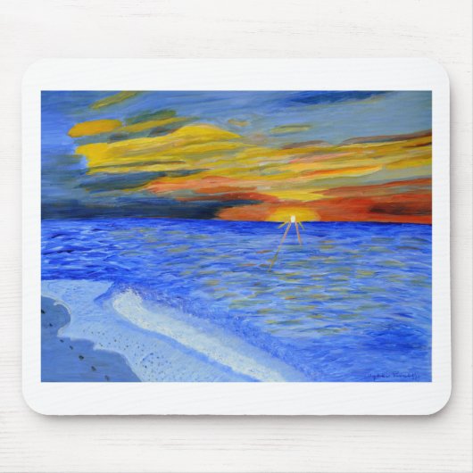 Wunder des Sonnenuntergangs Mousepad (Vorne)