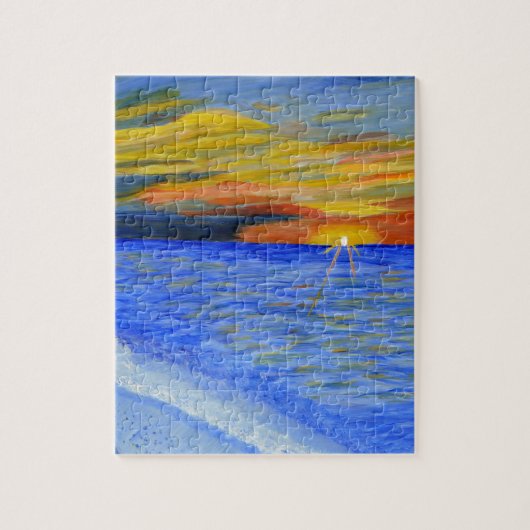 Wunder des Sonnenuntergangs Puzzle (Vertikal)