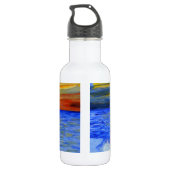 Wunder des Sonnenuntergangs Trinkflasche (Rückseite)