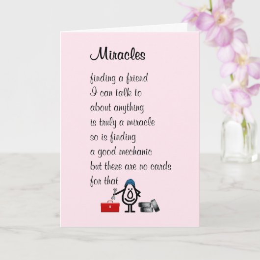 Wunder, ein lustiges Denken an dich Mein Freund Ge Karte (Orchidee)