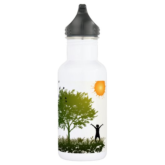 Wunder erwarten edelstahlflasche (Rechts)